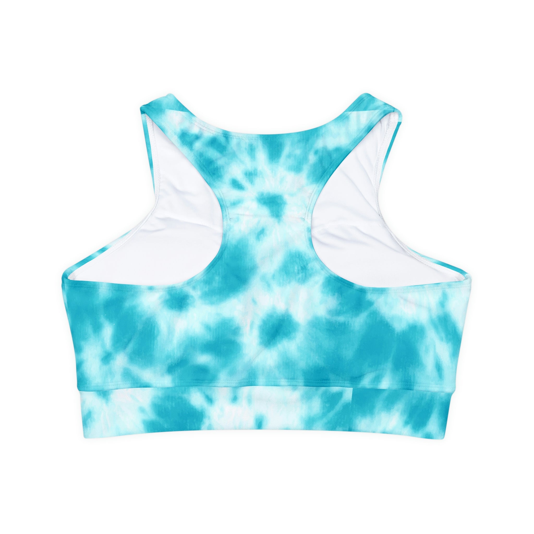 SHE REBEL - Blue Tie Dye Sports Bra